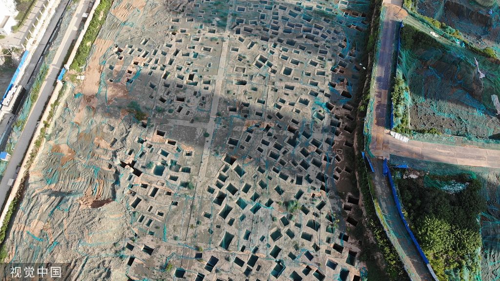 西安战国墓葬群 西安地区的战国墓